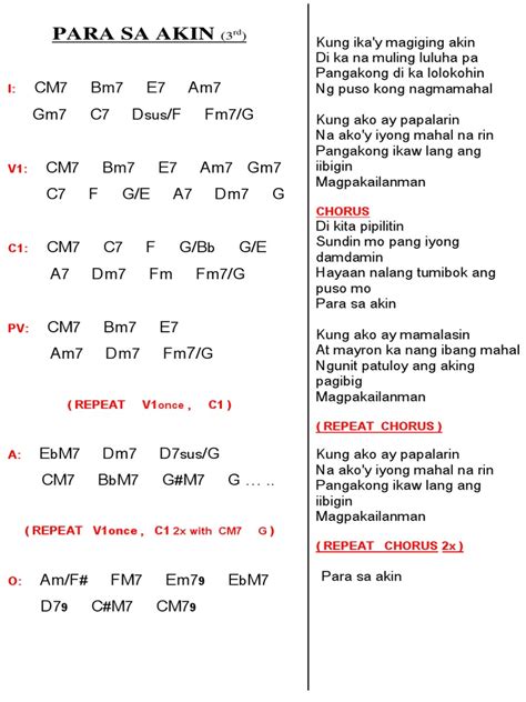 ay borongan lyrics|Chords for Kung Ika'y Akin .